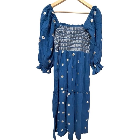 New with Tag R.Vivimos Embroidered Boho Dress - Picture 3 of 14